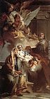 Giovanni Battista Tiepolo Canvas Paintings - Education of the Virgin